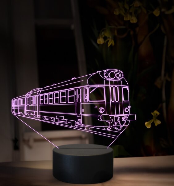 Beling 3D lampa, Motorový vozeň 850, 16 farebná, SXR55