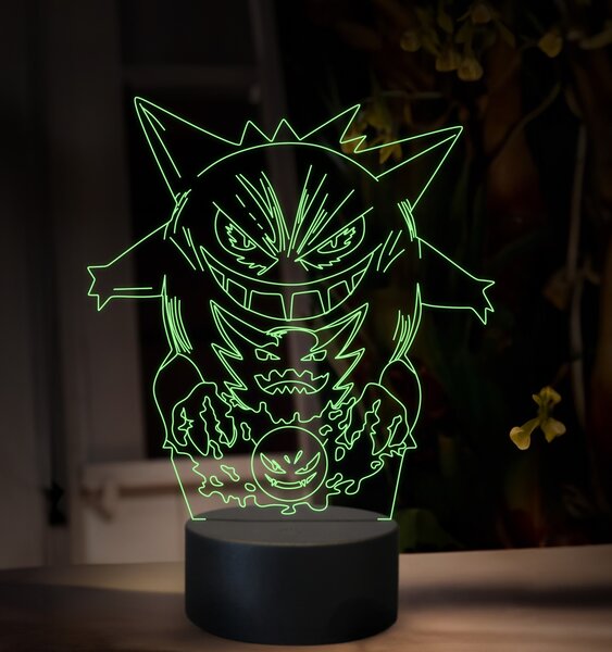 Beling 3D lampa, Nouveau, 16 farebná, 9VJV6