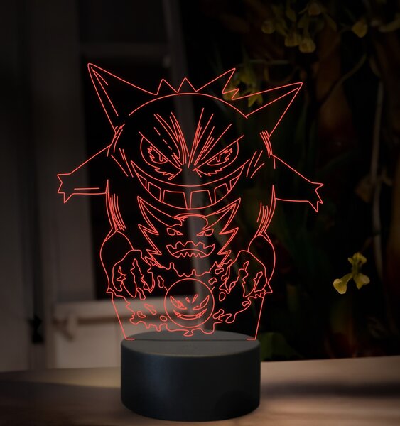 Beling 3D lampa, Nouveau, 16 farebná, 9VJV6