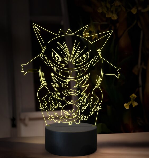 Beling 3D lampa, Nouveau, 16 farebná, 9VJV6