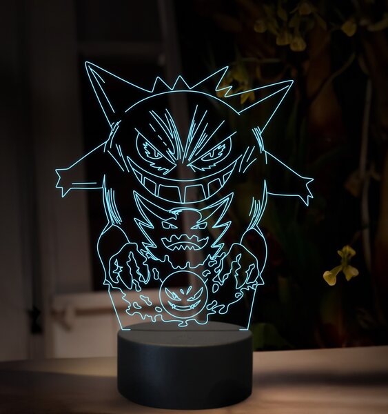 Beling 3D lampa, Nouveau, 16 farebná, 9VJV6