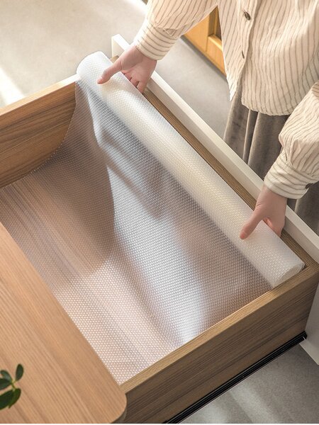 Protiskluzová podložka do šuplíku, transparentní - 120 x 50 cm