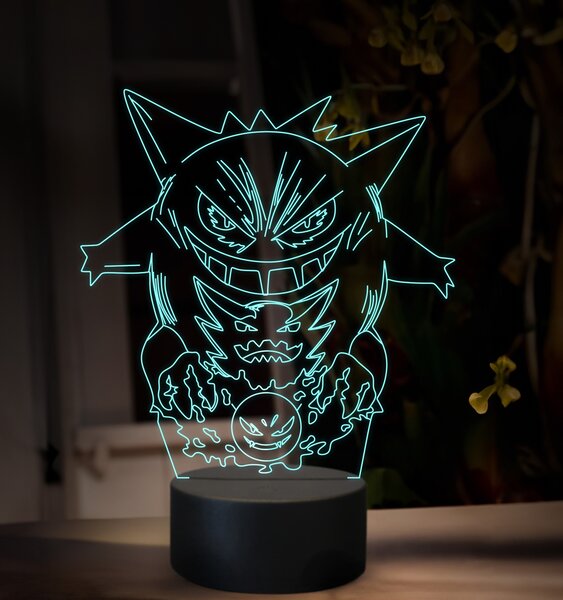 Beling 3D lampa, Nouveau, 16 farebná, 9VJV6
