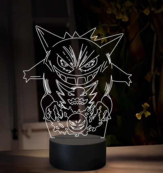 Beling 3D lampa, Nouveau, 16 farebná, 9VJV6