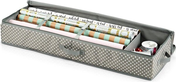 Organizér na balící papír a potřeby, úložný box na zip, GIFTWRAP
