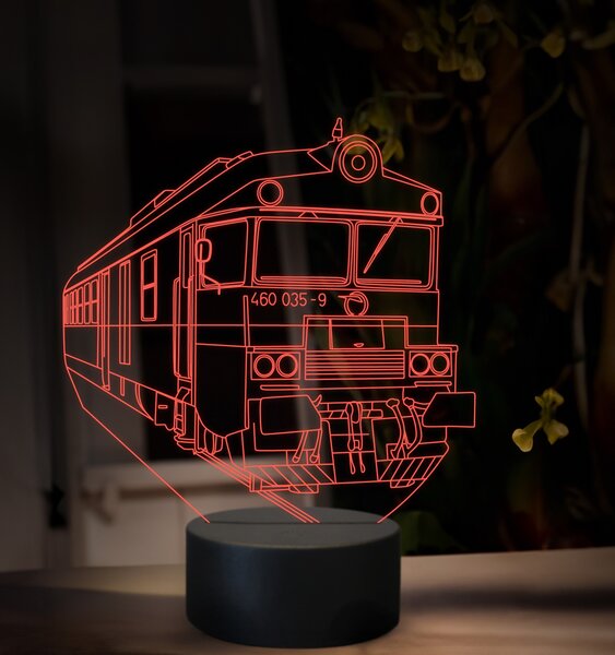 Beling 3D lampa, Pantograf 460, 16 farebná, SXR56