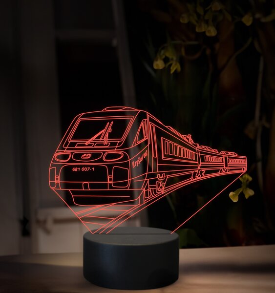 Beling 3D lampa, Pendolino 2, 16 farebná, SXR57
