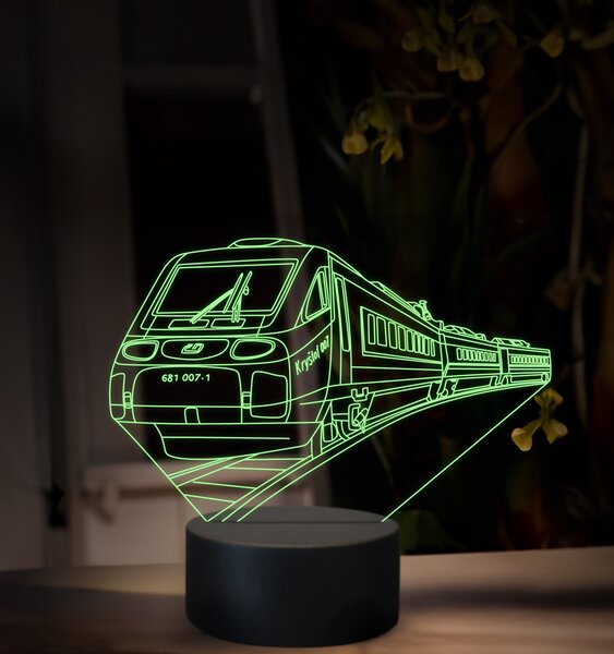 Beling 3D lampa, Pendolino 2, 16 farebná, SXR57