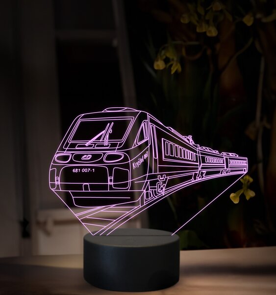 Beling 3D lampa, Pendolino 2, 16 farebná, SXR57