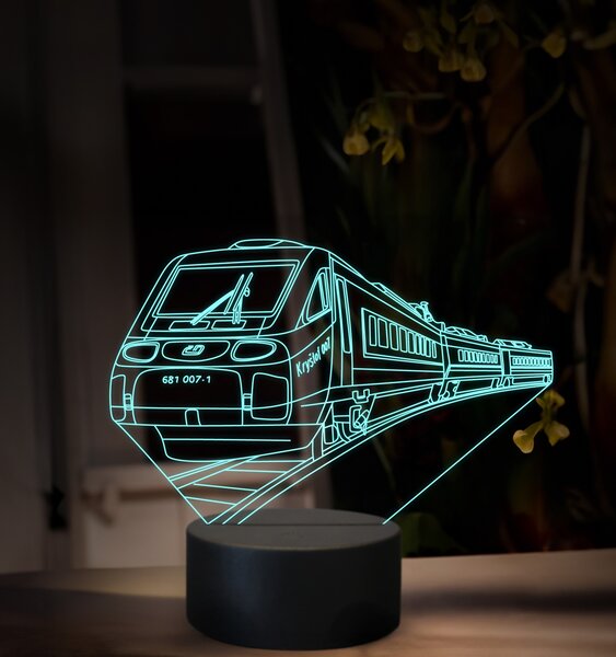 Beling 3D lampa, Pendolino 2, 16 farebná, SXR57