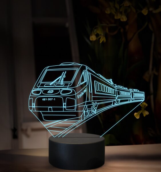 Beling 3D lampa, Pendolino 2, 16 farebná, SXR57
