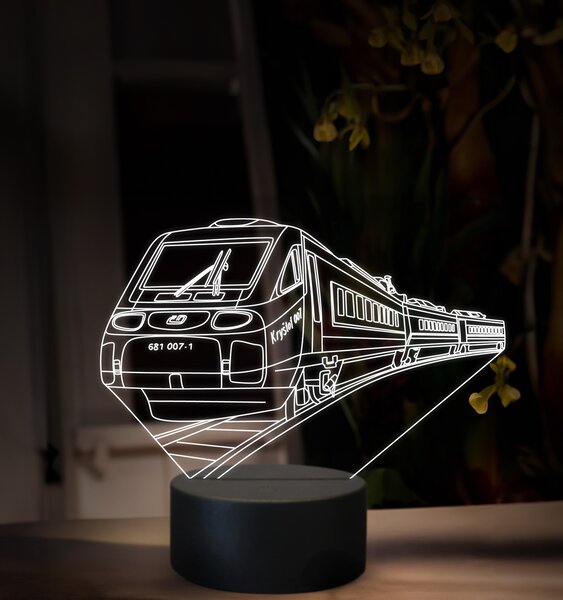 Beling 3D lampa, Pendolino 2, 16 farebná, SXR57