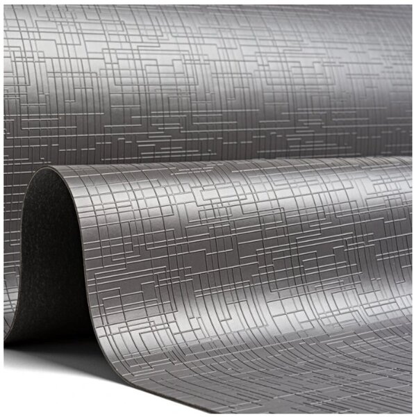 IN-DURO Protiskluzová podložka do zásuvek – STRIPES antracit, 1,5m x 48 cm