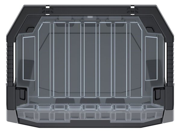 Prosperplast Dílenský úložný box HEAVY DUTY, S VÍKEM, černý 40x29x28 M