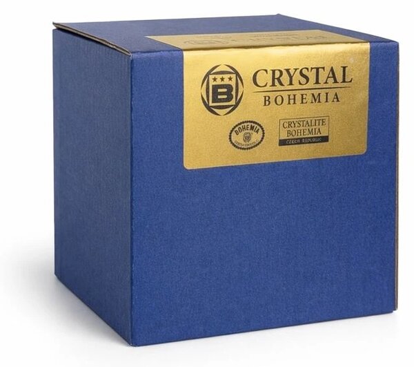 Crystal Bohemia Dóza na med MACKO PÚ 150 mm