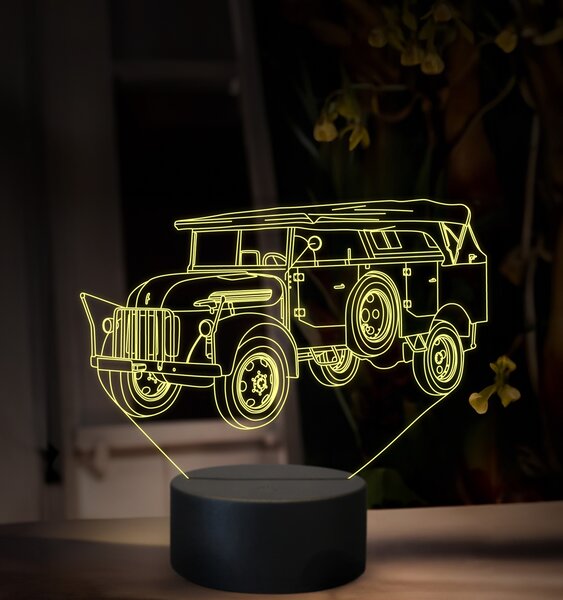 Beling 3D lampa, Steyr 1500, 16 farebná, Y06