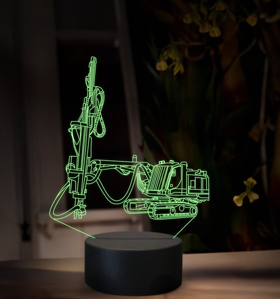 Beling 3D lampa, Tamrock ranger 700, 16 farebná, BA03