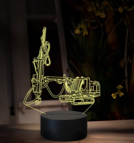 Beling 3D lampa, Tamrock ranger 700, 16 farebná, BA03