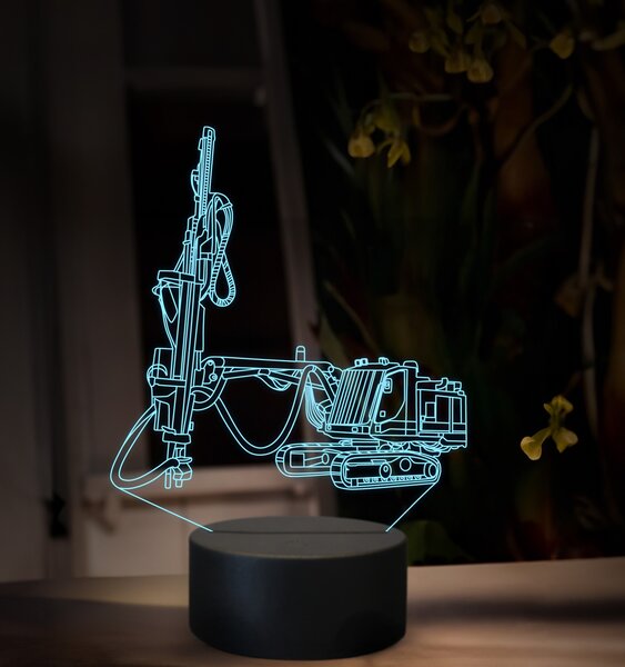 Beling 3D lampa, Tamrock ranger 700, 16 farebná, BA03