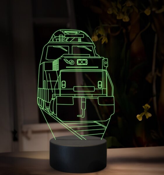 Beling 3D lampa, Vlak 210-019-6, 16 farebná, SXR59