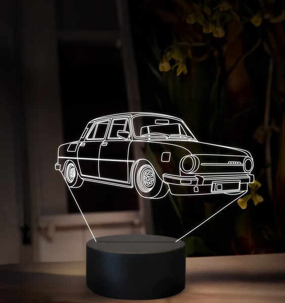 Beling 3D lampa, Škoda 100L, 16 farebná, SA06