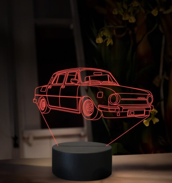 Beling 3D lampa, Škoda 100L, 16 farebná, SA06