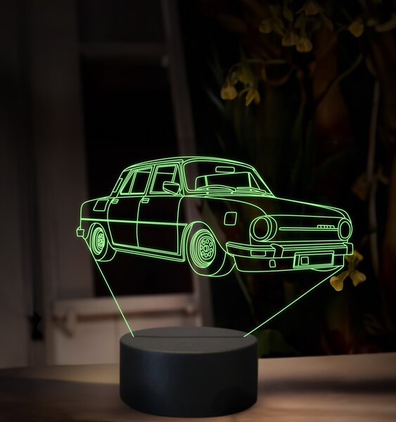 Beling 3D lampa, Škoda 100L, 16 farebná, SA06
