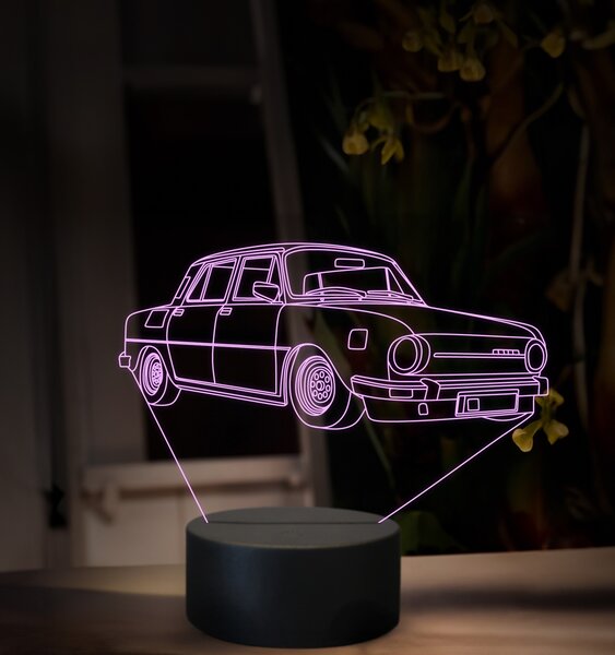 Beling 3D lampa, Škoda 100L, 16 farebná, SA06
