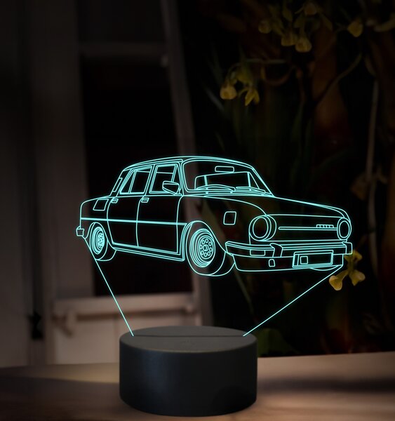 Beling 3D lampa, Škoda 100L, 16 farebná, SA06