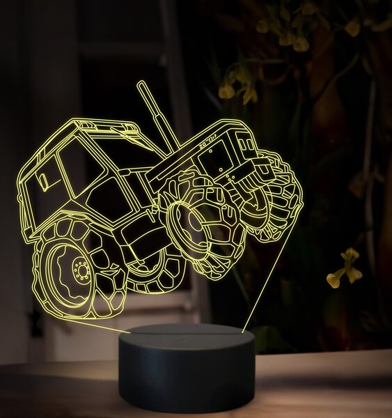 Beling 3D lampa, Zetor 7340, 16 farebná, PPA055