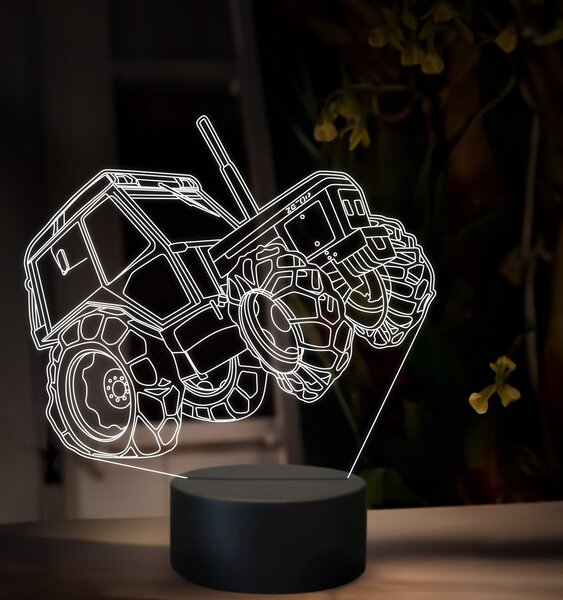 Beling 3D lampa, Zetor 7340, 16 farebná, PPA055