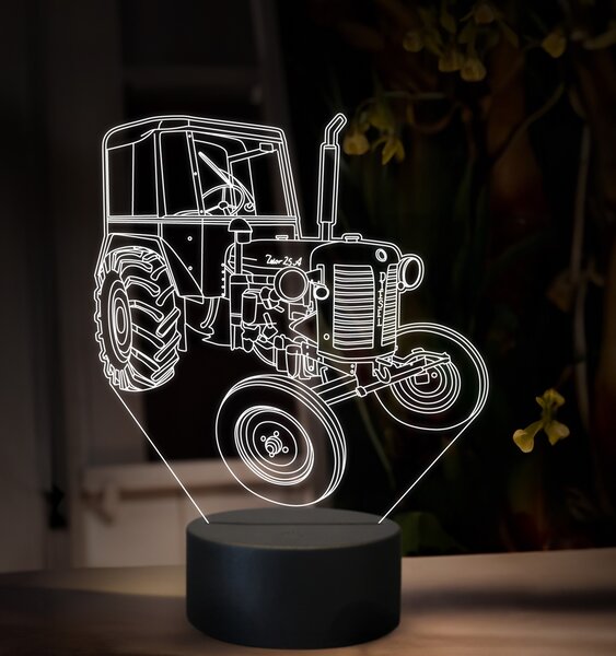 Beling 3D lampa, Zetor 25A s kabínou, 16 farebná, PPA054