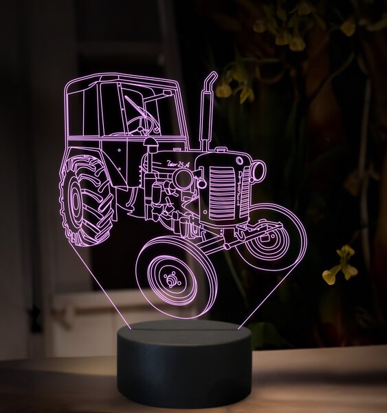 Beling 3D lampa, Zetor 25A s kabínou, 16 farebná, PPA054