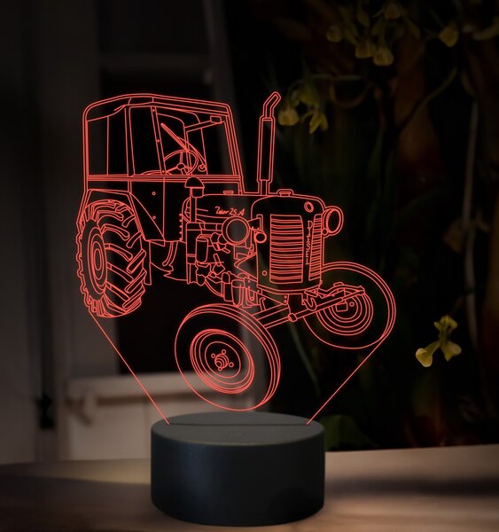 Beling 3D lampa, Zetor 25A s kabínou, 16 farebná, PPA054
