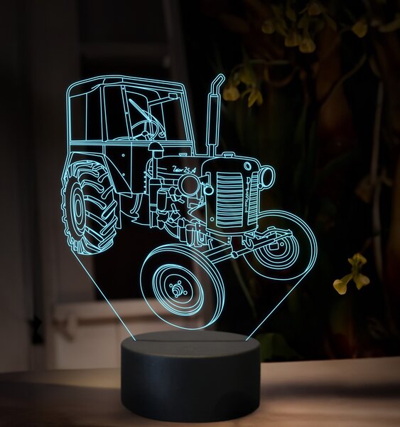 Beling 3D lampa, Zetor 25A s kabínou, 16 farebná, PPA054