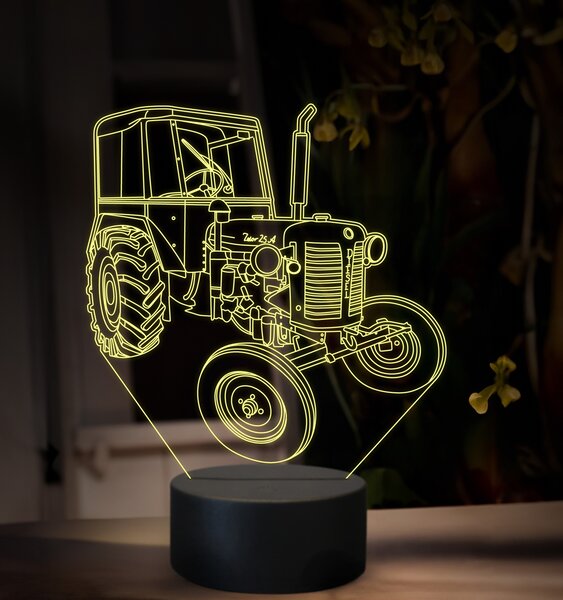 Beling 3D lampa, Zetor 25A s kabínou, 16 farebná, PPA054