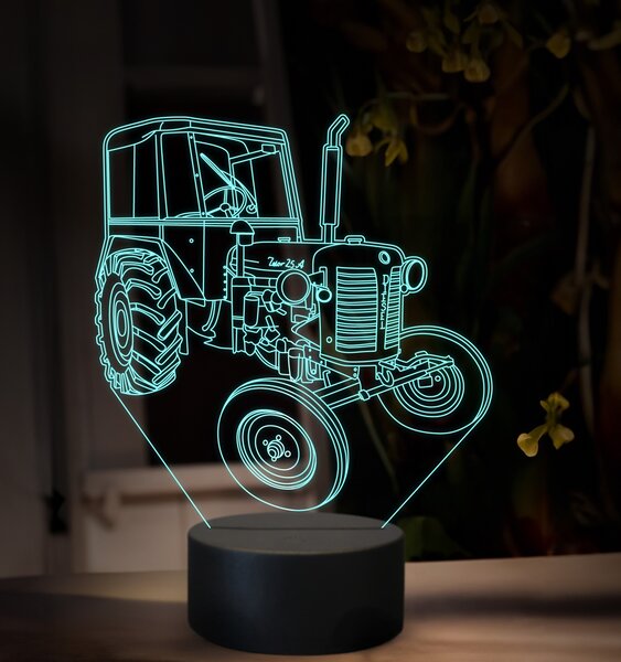 Beling 3D lampa, Zetor 25A s kabínou, 16 farebná, PPA054