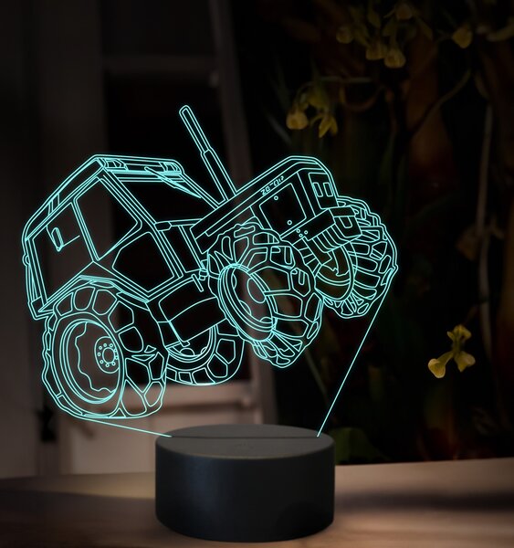 Beling 3D lampa, Zetor 7340, 16 farebná, PPA055