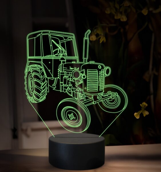 Beling 3D lampa, Zetor 25A s kabínou, 16 farebná, PPA054