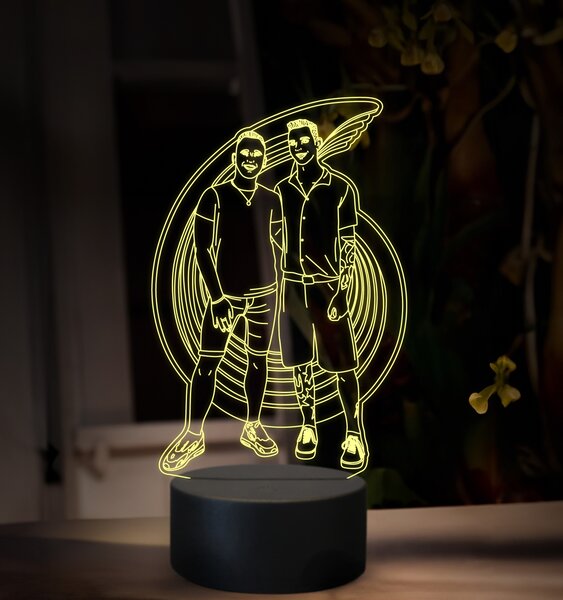 Beling, 3D lampa s fotkou, 16 farebná, VF05