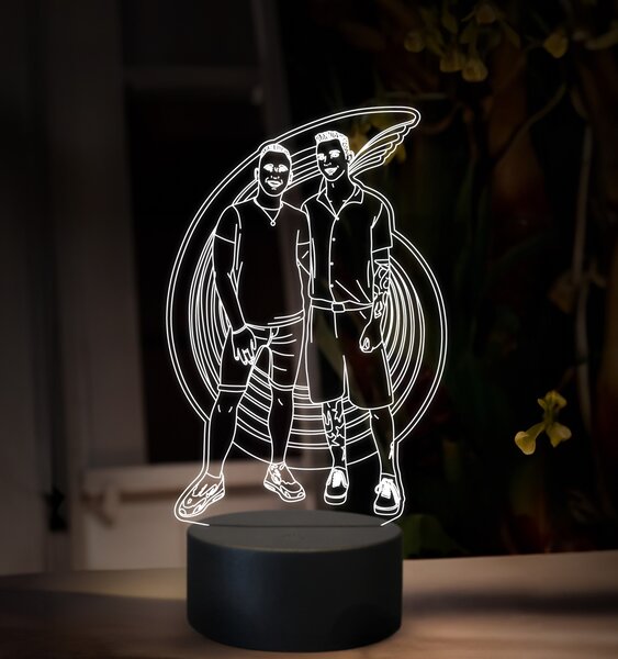 Beling, 3D lampa s fotkou, 16 farebná, VF05