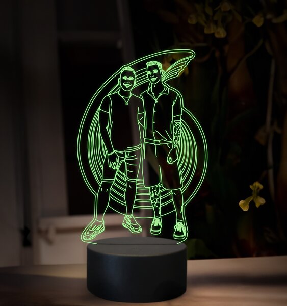 Beling, 3D lampa s fotkou, 16 farebná, VF05