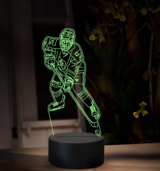 Beling, 3D lampa s fotkou, 16 farebná, VF08