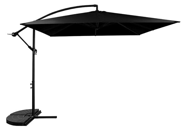 Aga Záhradný slnečník MR2048 250 cm Čierny