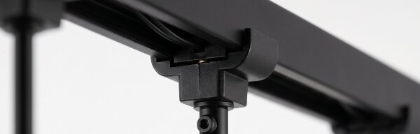 Philips - Závesné svietidlo so závesným lankom do lištového systému EASYLINK 3xGU10/7W/230V 1m čierne