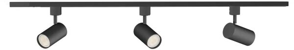 Philips - Bodové svietidlo v lištovom systéme EASYLINK 3xGU10/7W/230V 1m čierne