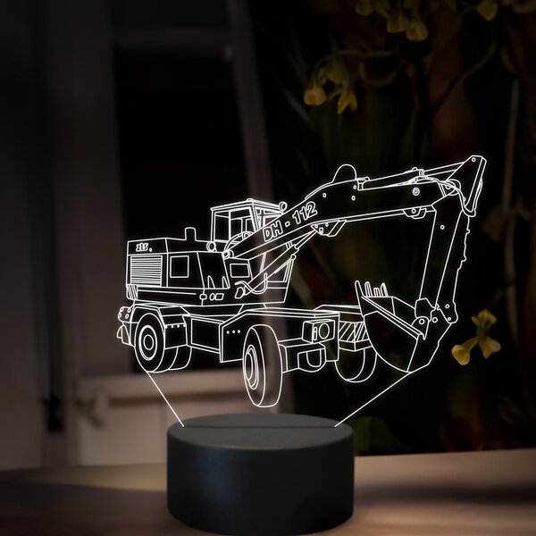Beling 3D lampa, DH 112, 16 farebná, BA09
