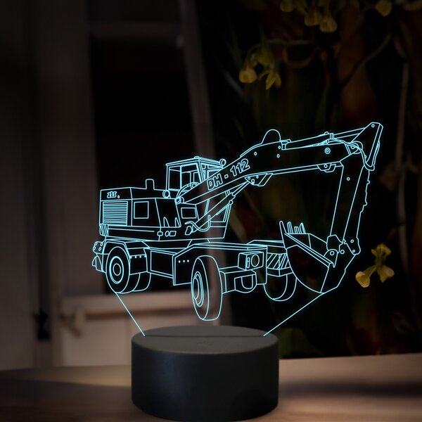 Beling 3D lampa, DH 112, 16 farebná, BA09