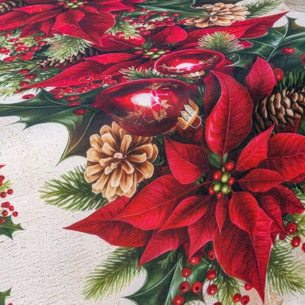 Stredový obrus s teflónovou úpravou CHRISTMAS STAR 85 x 85 cm