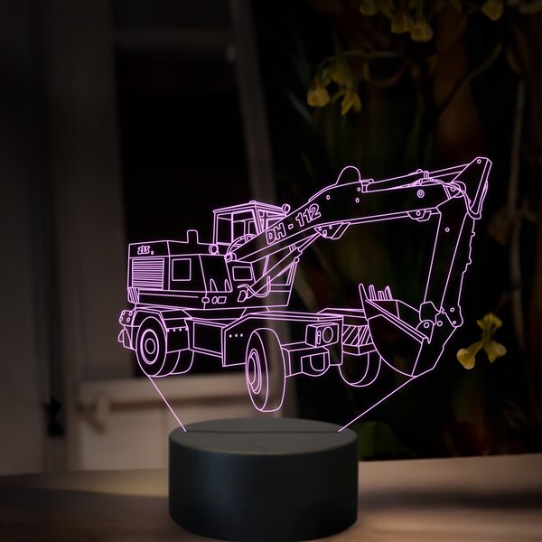 Beling 3D lampa, DH 112, 16 farebná, BA09